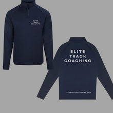 Load image into Gallery viewer, ETC UNISEX PERFORMANCE QUARTER ZIP IN 2 COLOURS