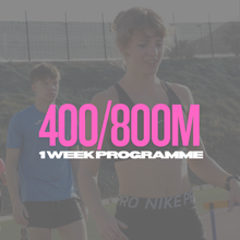 Load image into Gallery viewer, 400/800M 1 WEEK TRAINING PLAN (WINTER)
