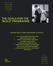 Load image into Gallery viewer, ‘BUILD’ 12 WEEK RUNNING PROGRAMME

