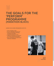 Load image into Gallery viewer, ‘PERFORM’ 12 WEEK RUNNING PROGRAMME
